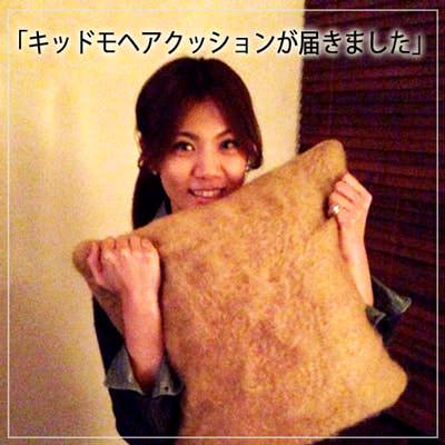 お客様からのクッション写真