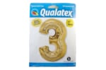 ビッグナンバーバルーン ゴールド【3】Qualatex number big baloon
