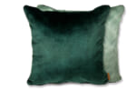 The CASAMANCE カサマンス ベルベット Twotoneクッションカバー firgreen×aquagreen 45×45cm