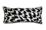 The Flash Monochrome by Kirkby Design x ELEY KISHIMOTO（イーリー キシモト）fabric 横長クッション 50×23cm