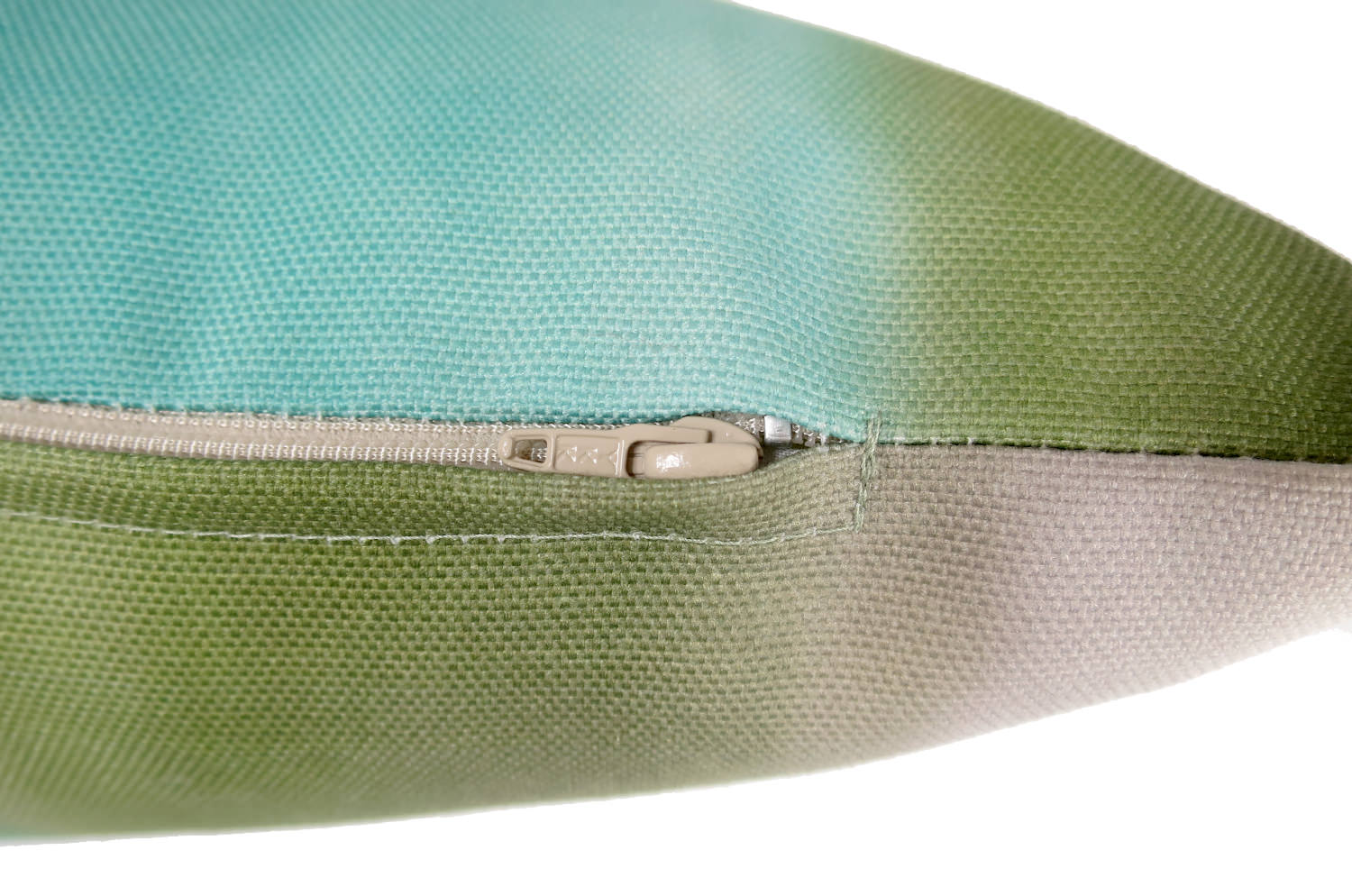 The Mint Gradation ミントグラデーションクッション sun+sun mint 撥水加工 50×24cm 中材付