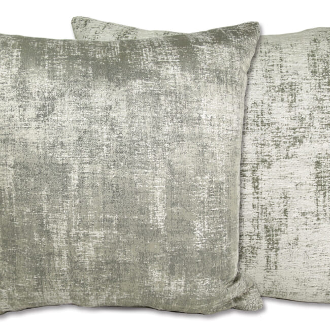 The Gloss グロスベロアクッションカバー (アイスシルバー) 45×45cm