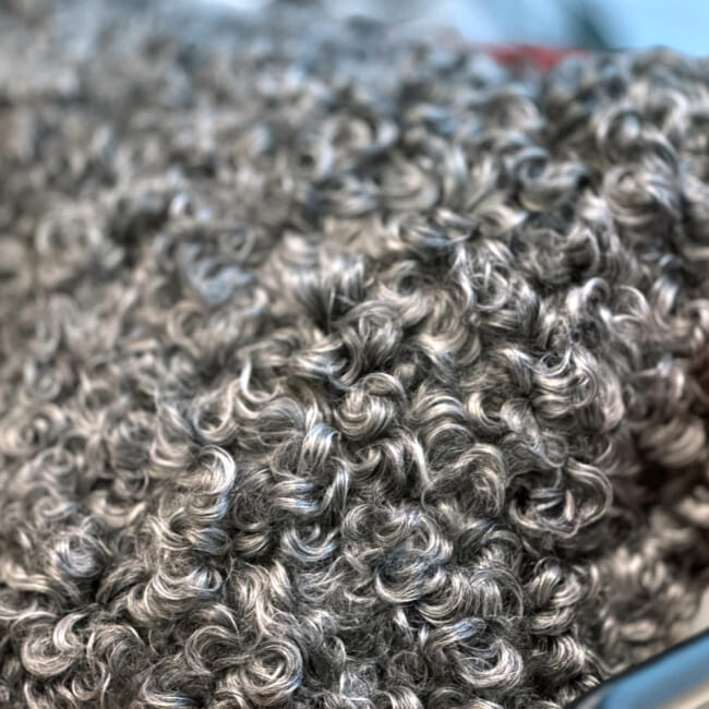 The Gotland Sheep ゴットランドシープクッションカバー (シルキーグレー) 40×40cm