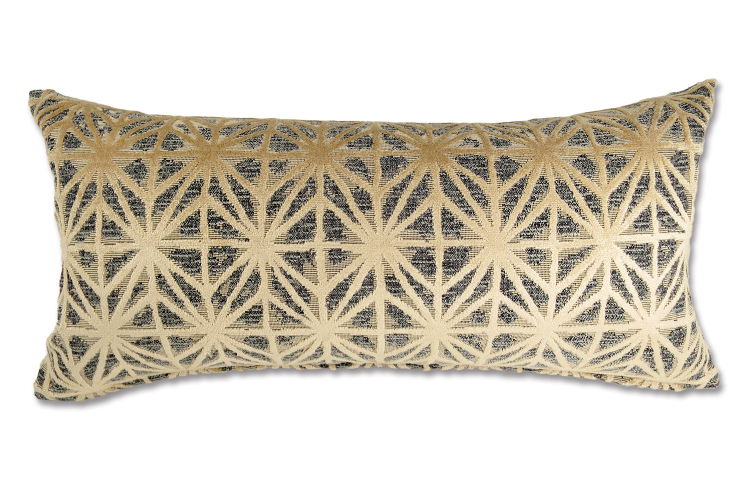 The Pharaon ファラオン ジャガードベルベットクッション (CAMEL) 65×32cm 中材付