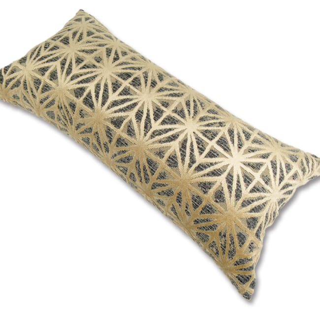 The Pharaon ファラオン ジャガードベルベットクッション (CAMEL) 65×32cm 中材付