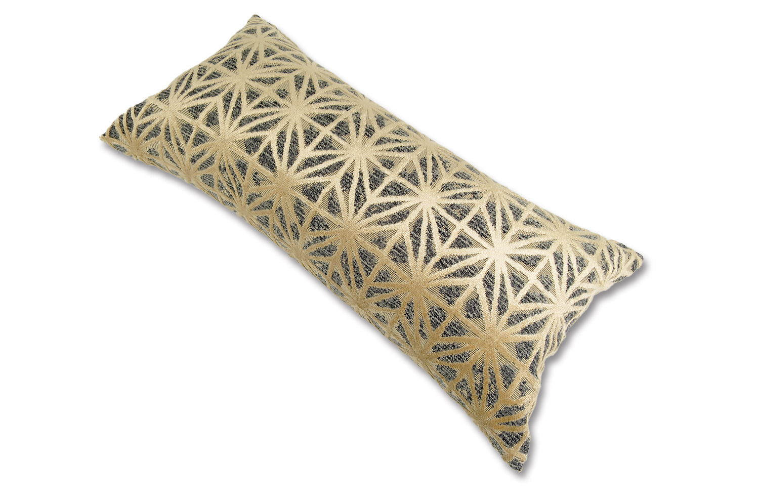 The Pharaon ファラオン ジャガードベルベットクッション (CAMEL) 65×32cm 中材付