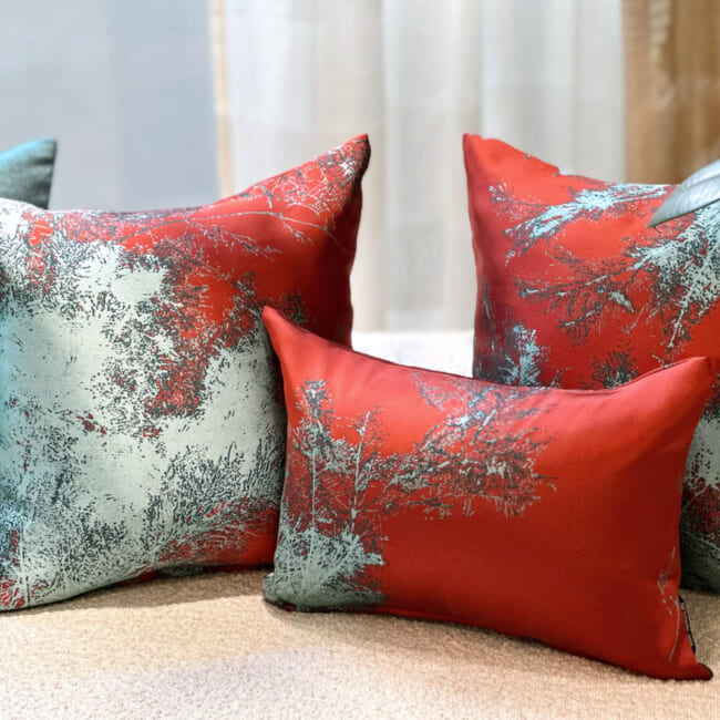 The TALLINN アルマーニカーザ タリン ジャカード クッションカバー 45×45cm