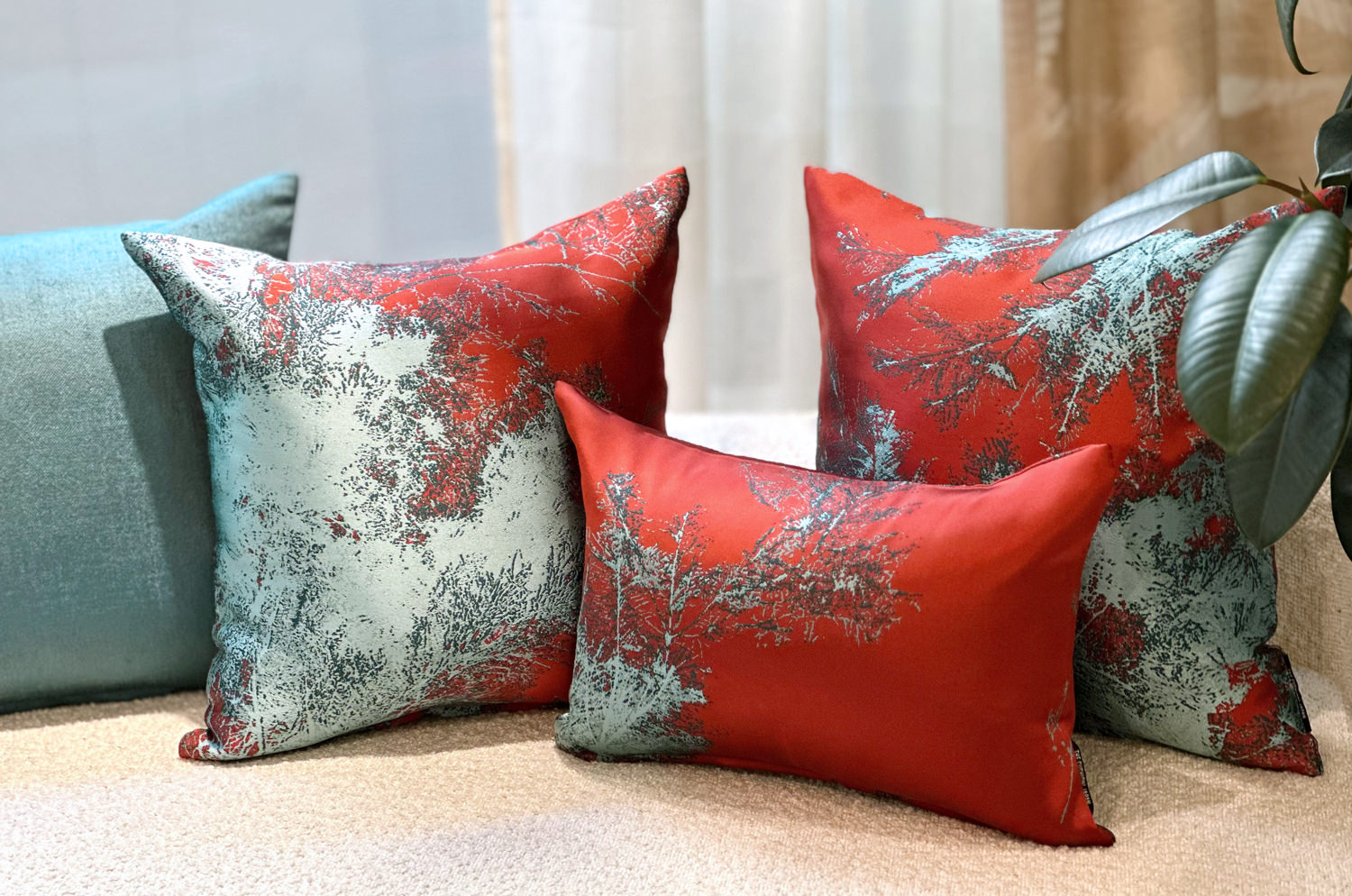 The TALLINN アルマーニカーザ タリン ジャカード クッションカバー 45×45cm