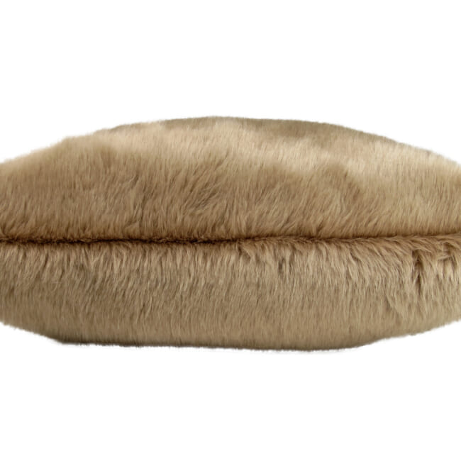 The Heat Luxury ヒートラグジュアリーファー クッションカバー (Camel) 45×45cm