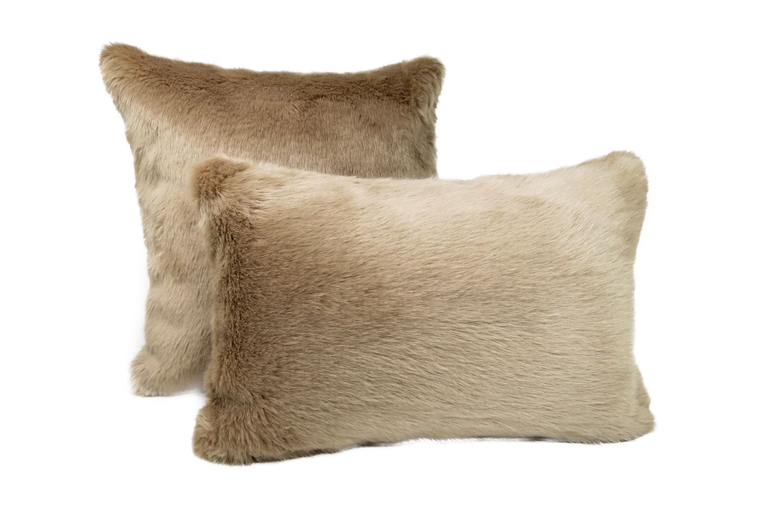 The Heat Luxury ヒートラグジュアリーファー クッションカバー (Camel) 45×45cm