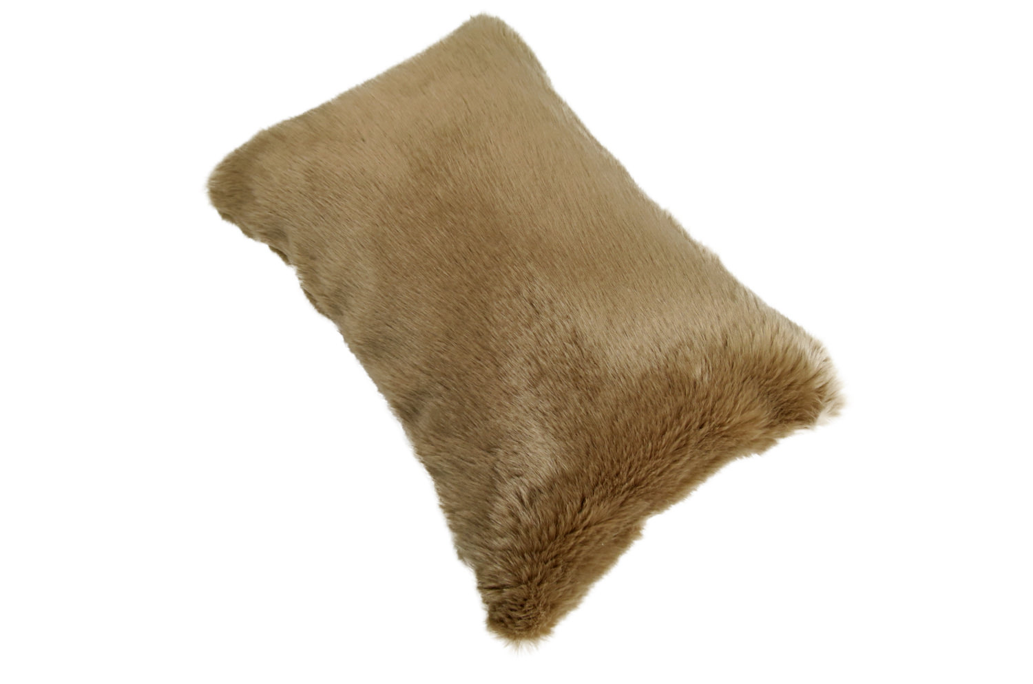 The Heat Luxury ヒートラグジュアリーファー クッション (Camel ) 45×30cm 中材付