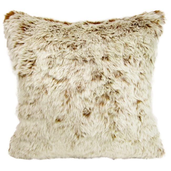 The Snow Top スノートップ エコファークッションカバー（Caramel）40×40cm