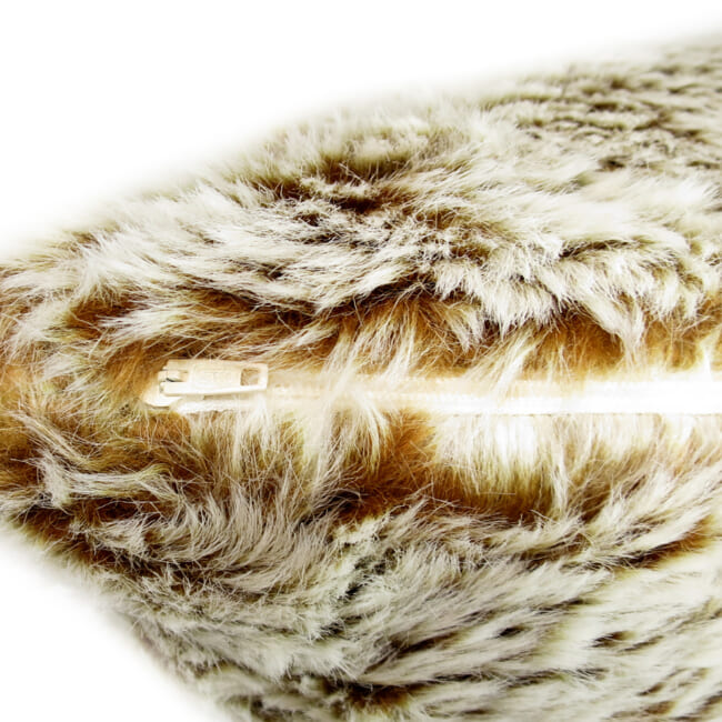 The Snow Top スノートップ エコファークッションカバー（Caramel）40×40cm