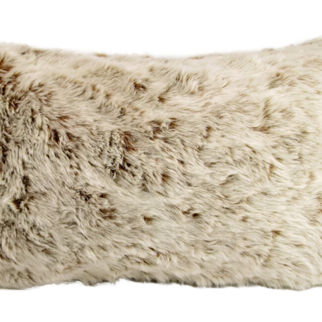 The Snow Top スノートップ エコファークッション（Caramel）45×30cm 中材付