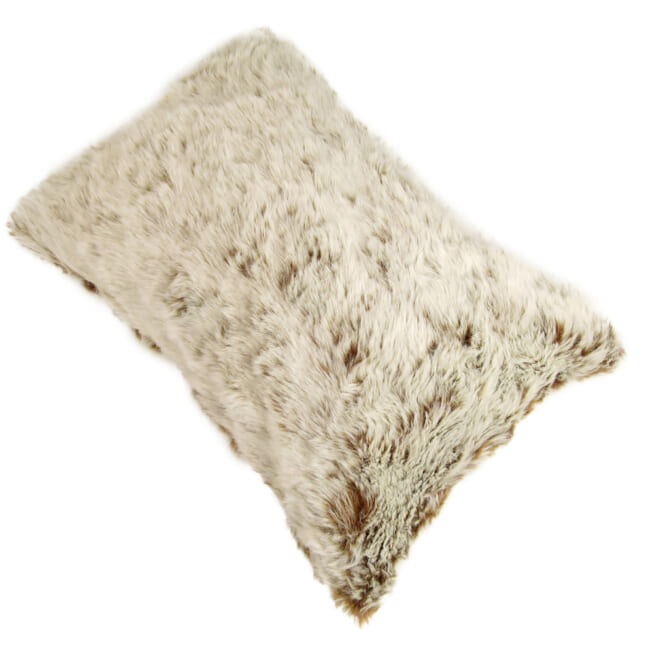 The Snow Top スノートップ エコファークッション（Caramel）45×30cm 中材付