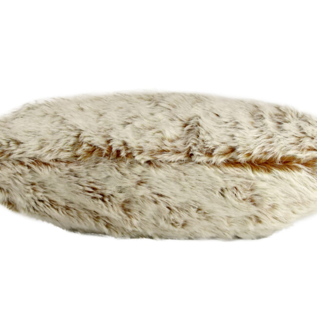 The Snow Top スノートップ エコファークッション（Caramel）45×30cm 中材付