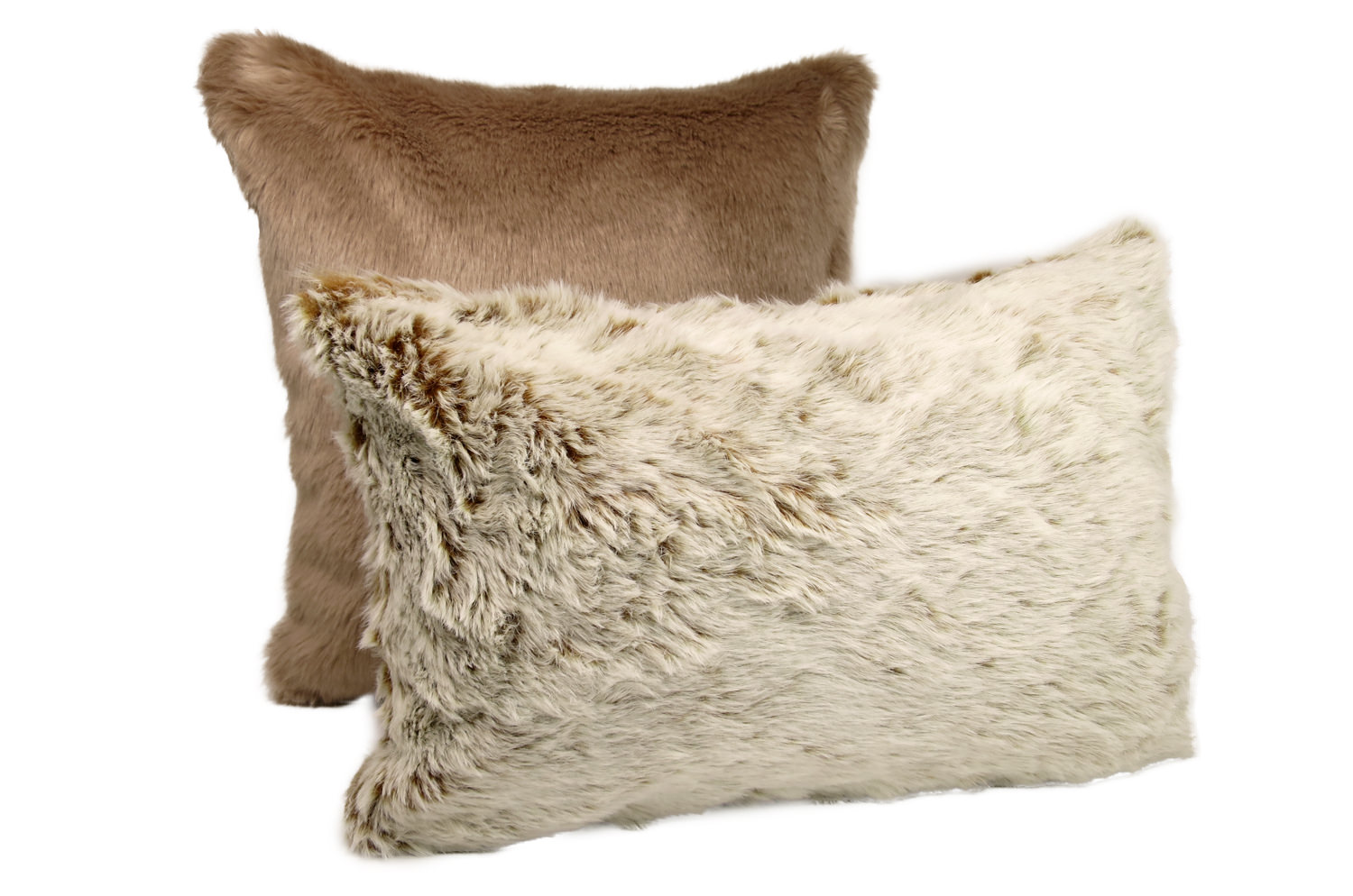 The Snow Top スノートップ エコファークッション（Caramel）45×30cm 中材付