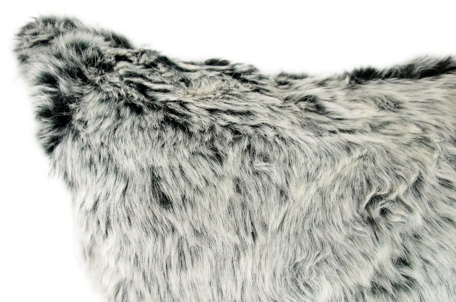 The Snow Top スノートップ エコファークッションカバー（noir）40×40cm