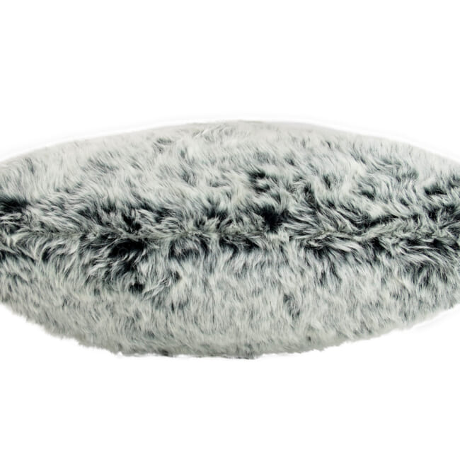 The Snow Top スノートップ エコファークッションカバー（noir）40×40cm