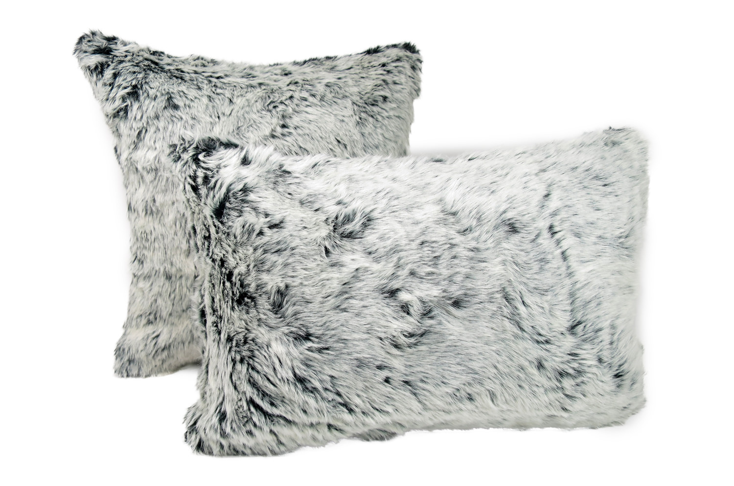 The Snow Top スノートップ エコファークッションカバー（noir）40×40cm