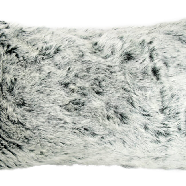 The Snow Top スノートップ エコファークッション（noir）45×30cm 中材付