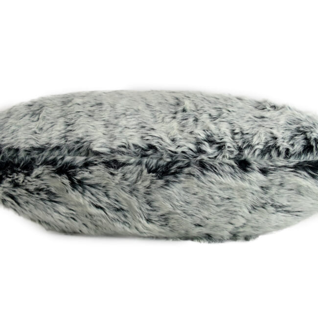 The Snow Top スノートップ エコファークッション（noir）45×30cm 中材付