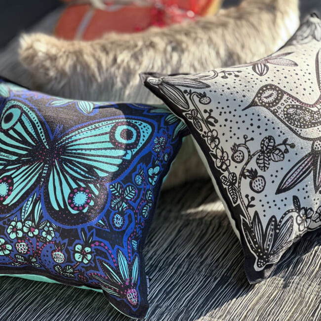 ヘイニ・リータフフタデザイン リネンクッションカバー