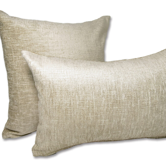 The ROUEN アルマーニカーザ ルーアン ジャカードベルベットクッションカバー(シャンパン) 45×45cm