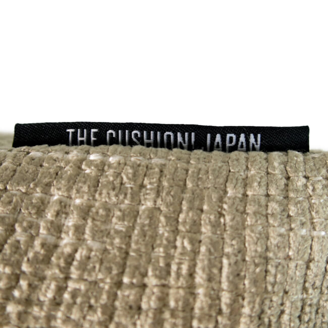 The ROUEN アルマーニカーザ ルーアン ジャカードベルベットクッションカバー(ヌードベージュ) 45×45cm