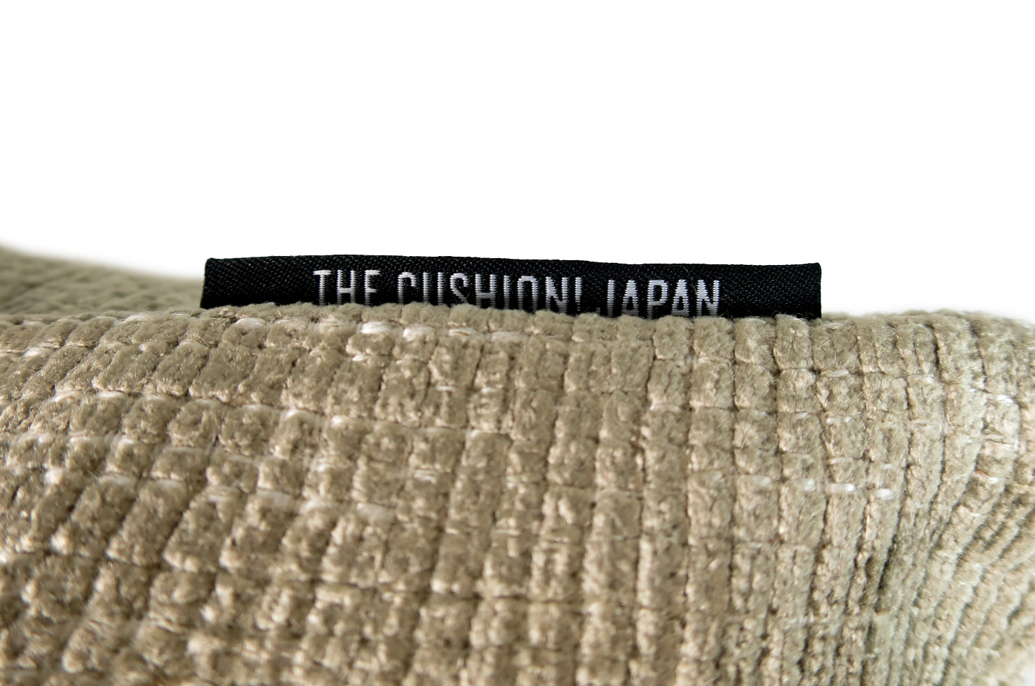 The ROUEN アルマーニカーザ ルーアン ジャカードベルベットクッションカバー(ヌードベージュ) 45×45cm