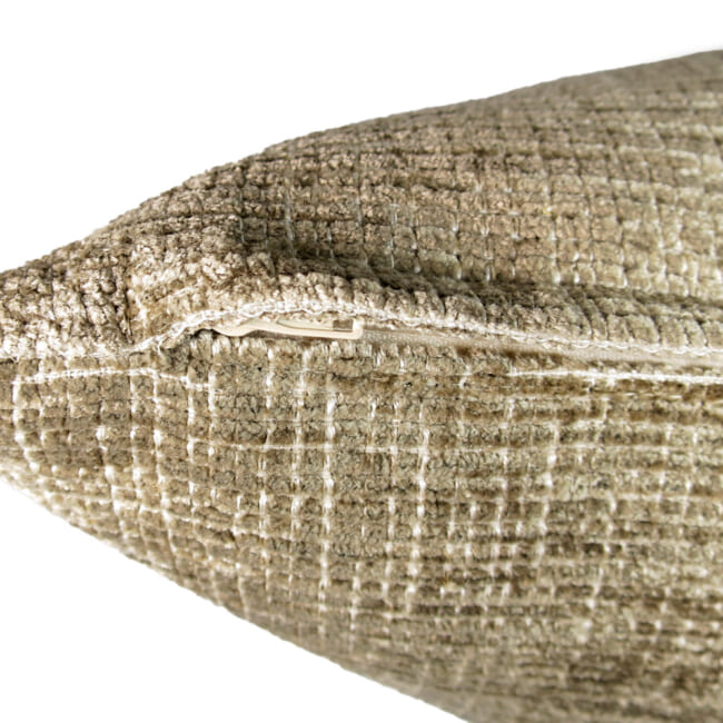 The ROUEN アルマーニカーザ ルーアン ジャカードベルベットクッションカバー(ヌードベージュ) 45×45cm