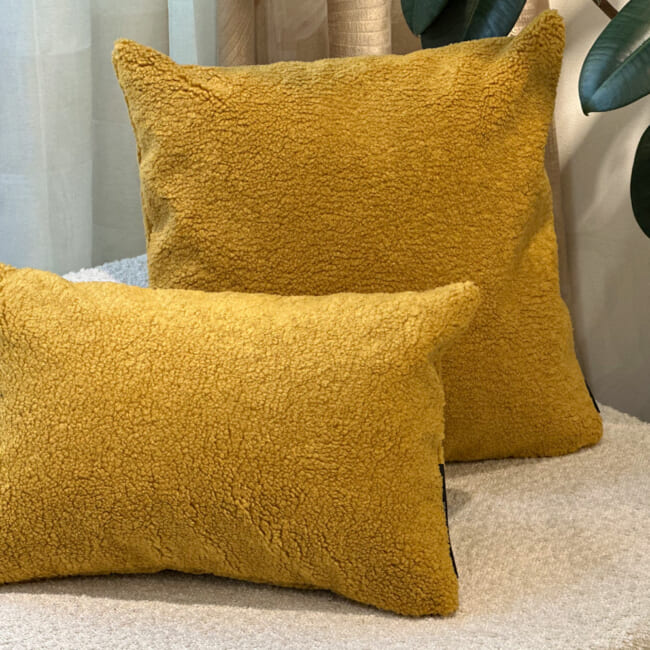 The Puff パフ クッション (ハニー）45×30cm 中材付