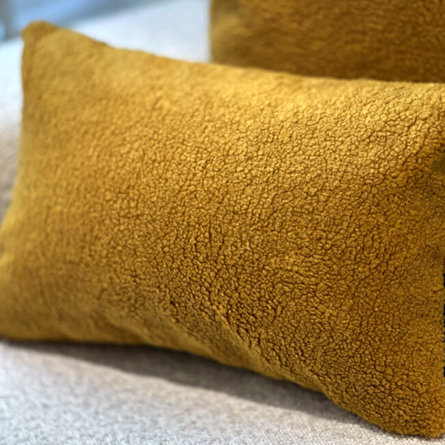 The Puff パフ クッション (ハニー）45×30cm 中材付