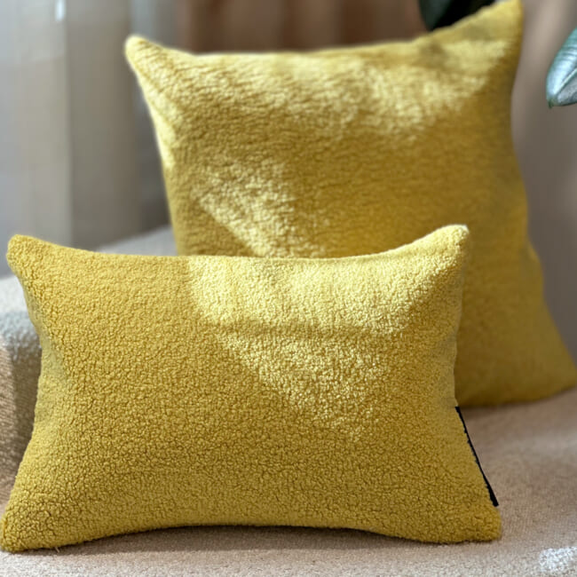 The Puff パフ クッションカバー (レモン）