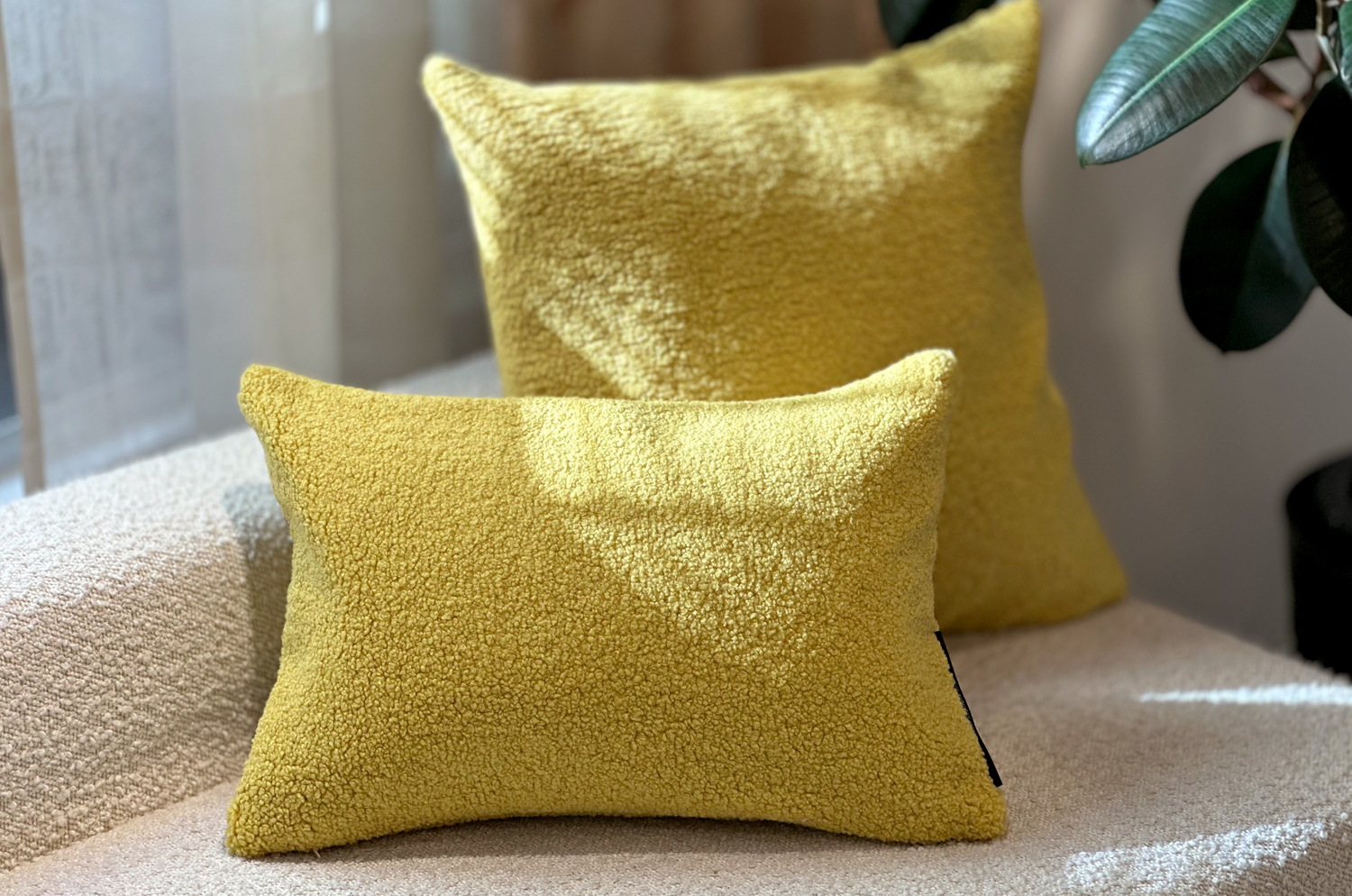 The Puff パフ クッションカバー (レモン）