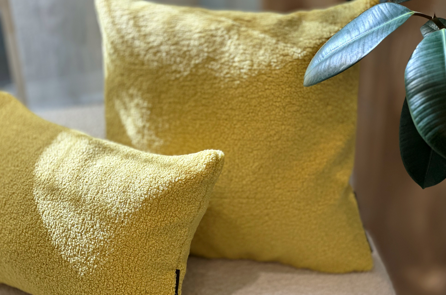 The Puff パフ クッションカバー (レモン）