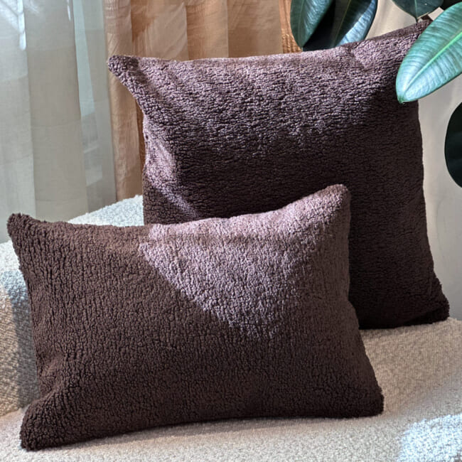 The Puff パフ クッションカバー (セーブル）45×45cm