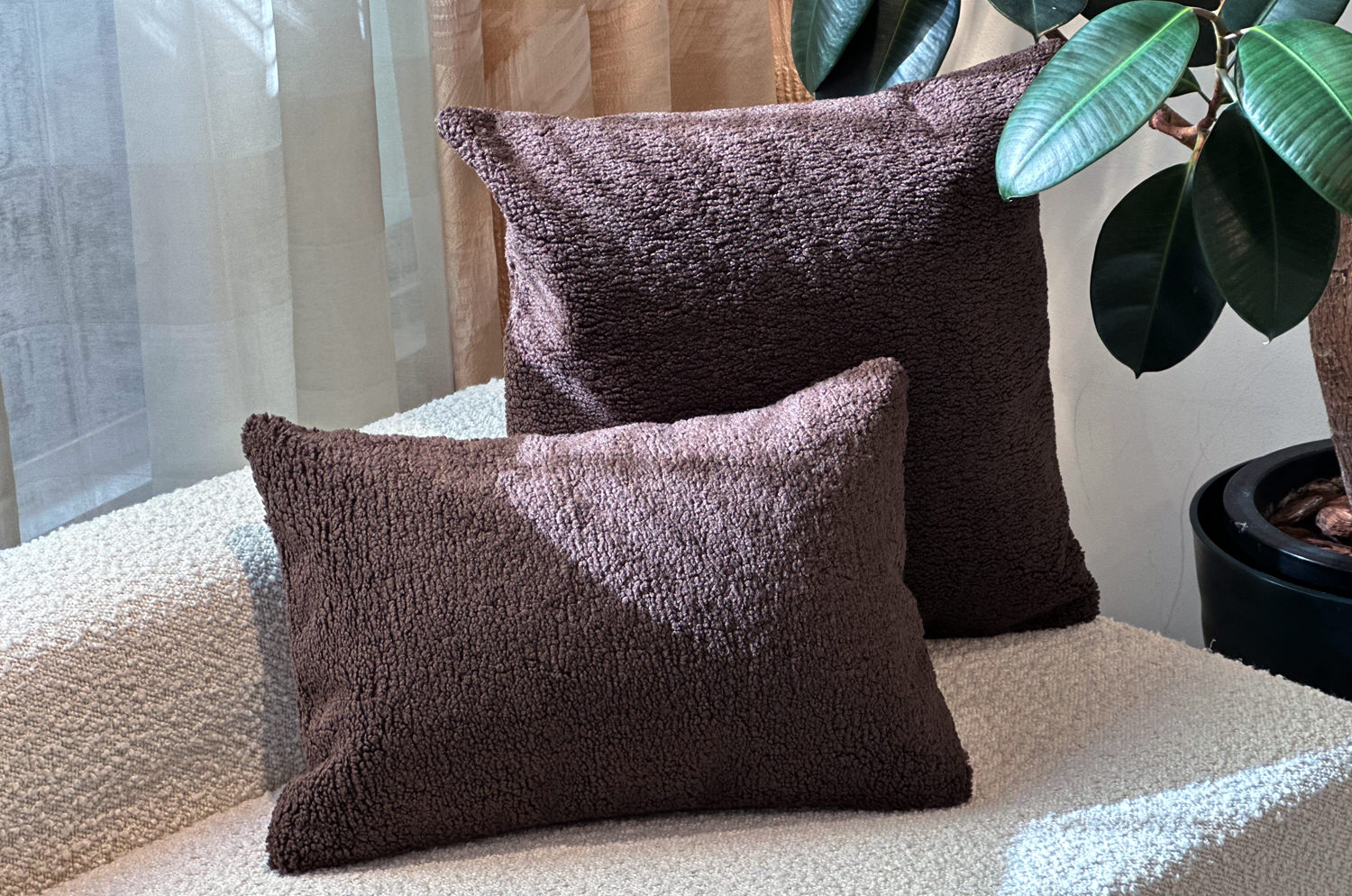 The Puff パフ クッションカバー (セーブル）45×45cm