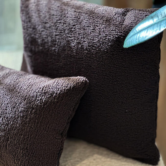 The Puff パフ クッションカバー (セーブル）45×45cm