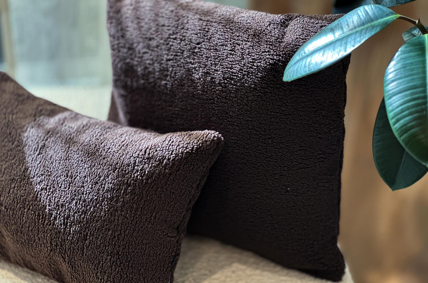 The Puff パフ クッションカバー (セーブル）45×45cm