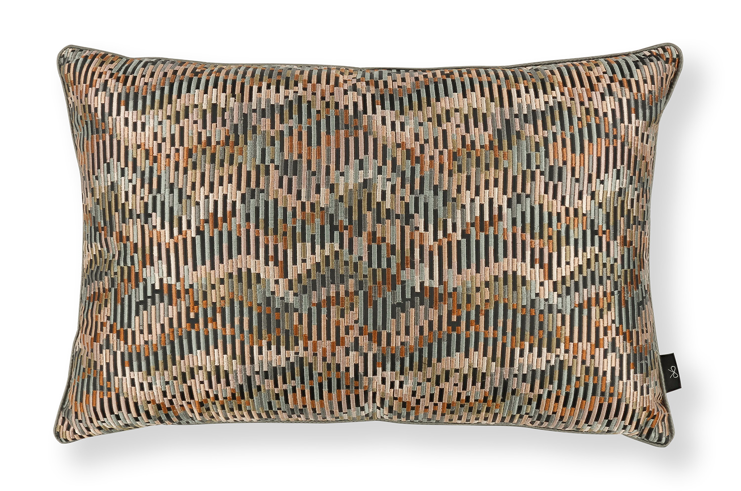 【海外取寄品】BLACK edition(ブラックエディション) Avari クッション(Mehndi) 60x40cm 中材付