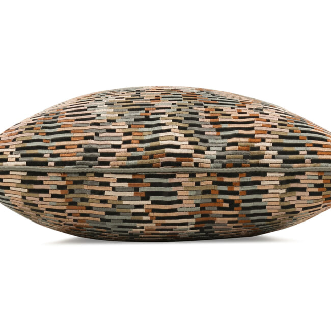 【海外取寄品】BLACK edition(ブラックエディション) Avari クッション(Mehndi) 60x40cm 中材付