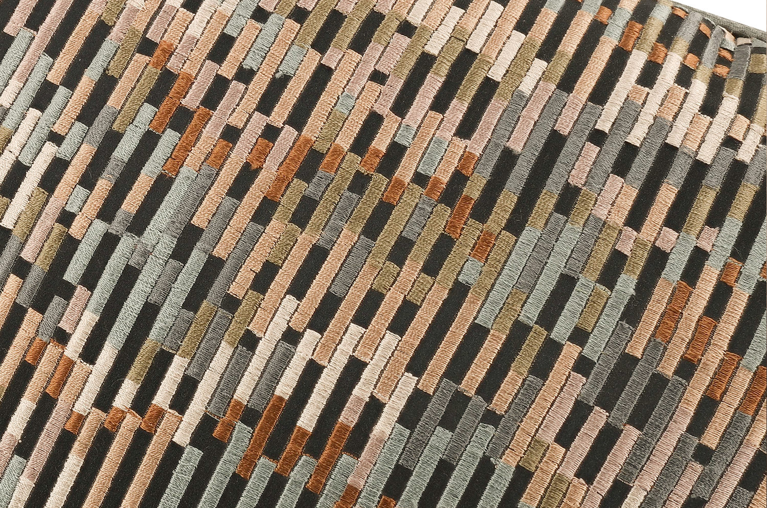 【海外取寄品】BLACK edition(ブラックエディション) Avari クッション(Mehndi) 60x40cm 中材付