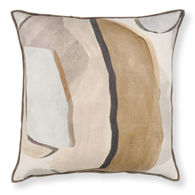 【海外取寄品】BLACK edition(ブラックエディション) Figura クッション(Ashlar) 55x55cm 中材付