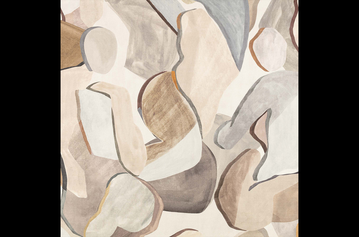 【海外取寄品】BLACK edition(ブラックエディション) Figura クッション(Ashlar) 55x55cm 中材付