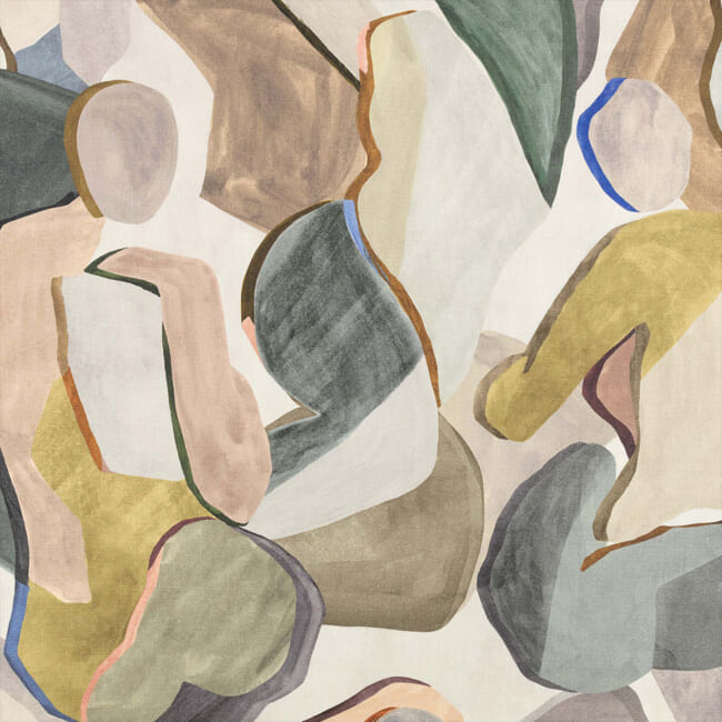 【海外取寄品】BLACK edition(ブラックエディション) Figura クッション(Verdure) 55x55cm 中材付