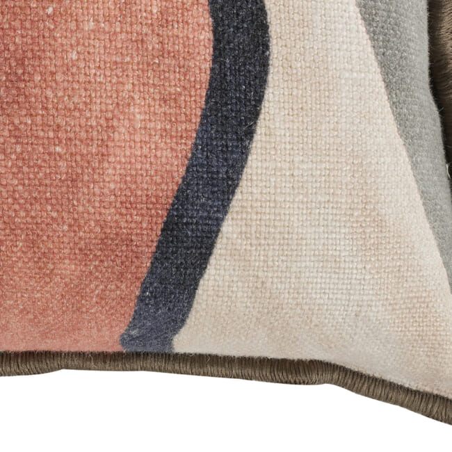 【海外取寄品】BLACK edition(ブラックエディション) Figura クッション(Mehndi) 55x55cm 中材付