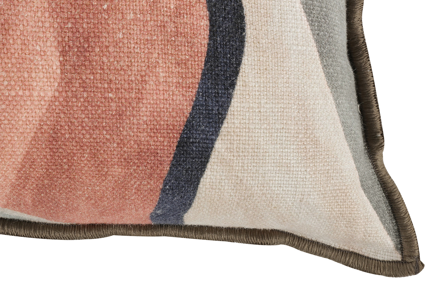 【海外取寄品】BLACK edition(ブラックエディション) Figura クッション(Mehndi) 55x55cm 中材付