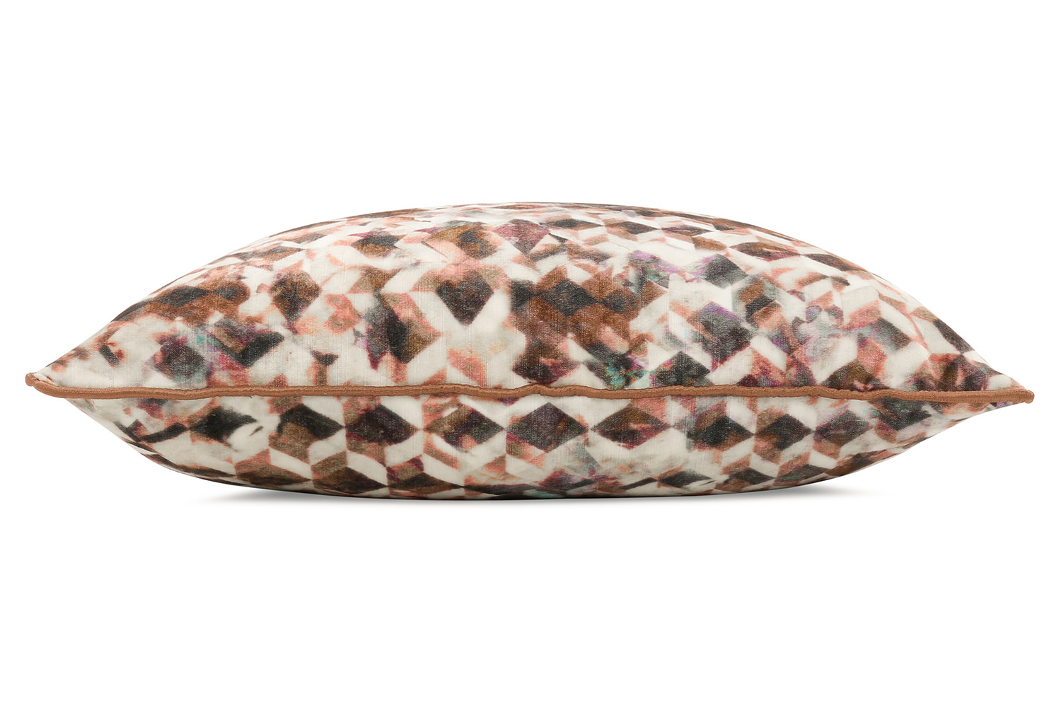 【海外取寄品】BLACK edition(ブラックエディション) Kaleido クッション(Rosewood) 55x55cm 中材付