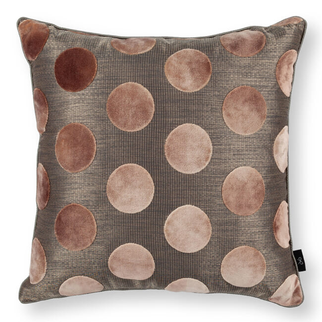 【海外取寄品】BLACK edition(ブラックエディション) Nuala クッション(Rosa) 50x50cm 中材付